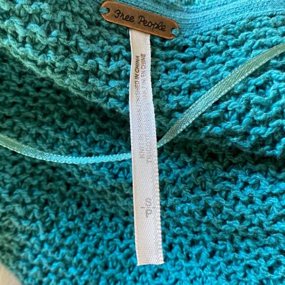 Free People Oversized Knit Sweater Size S - Picture 7 of 9